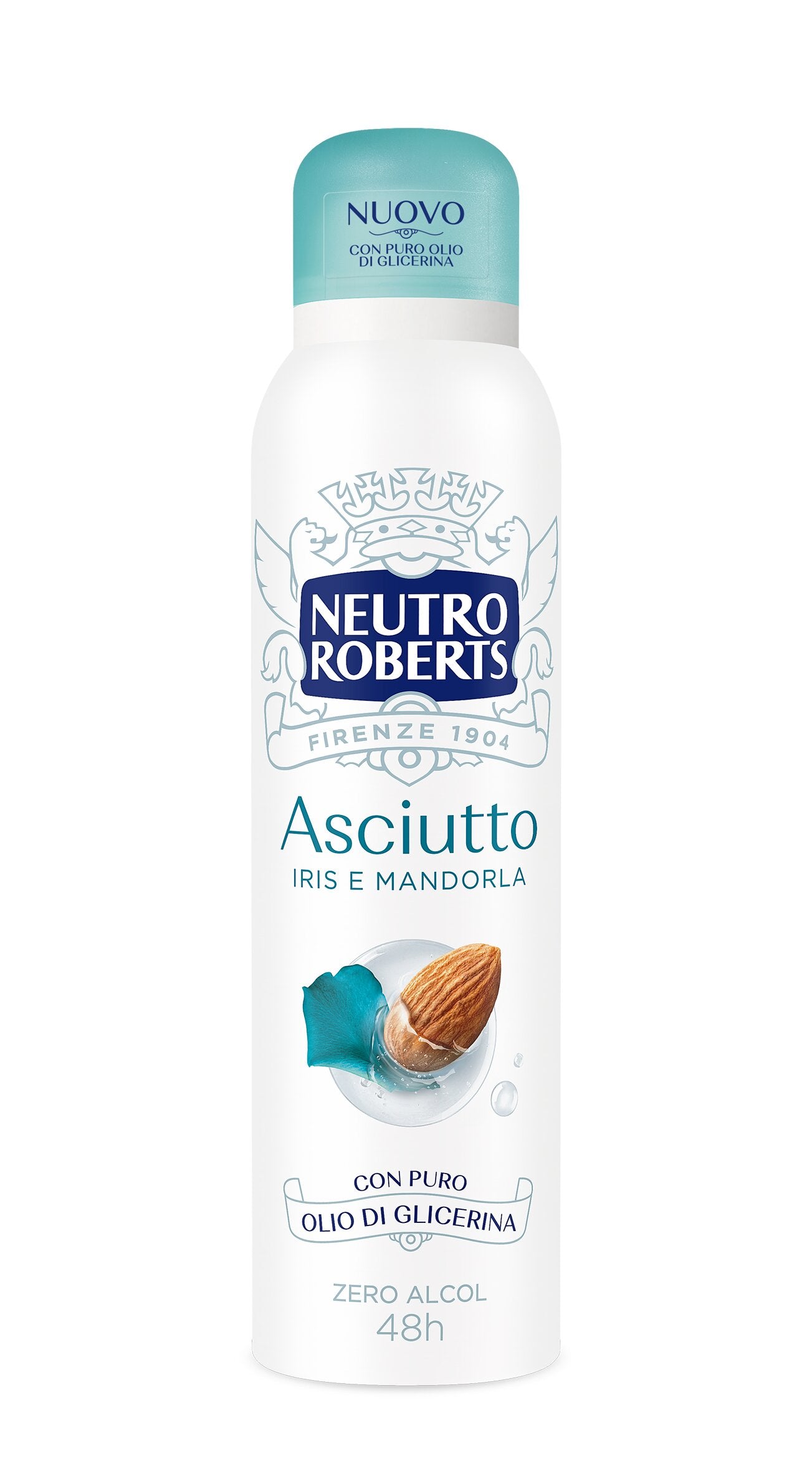 Neutro Roberts Deodorante Spray Asciutto Legno Iris E Mandorla 150ml-1