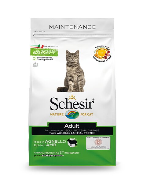 Schesir Adult Crocchette Gatti Adulti Ricco In Agnello Sacco 400 g-2