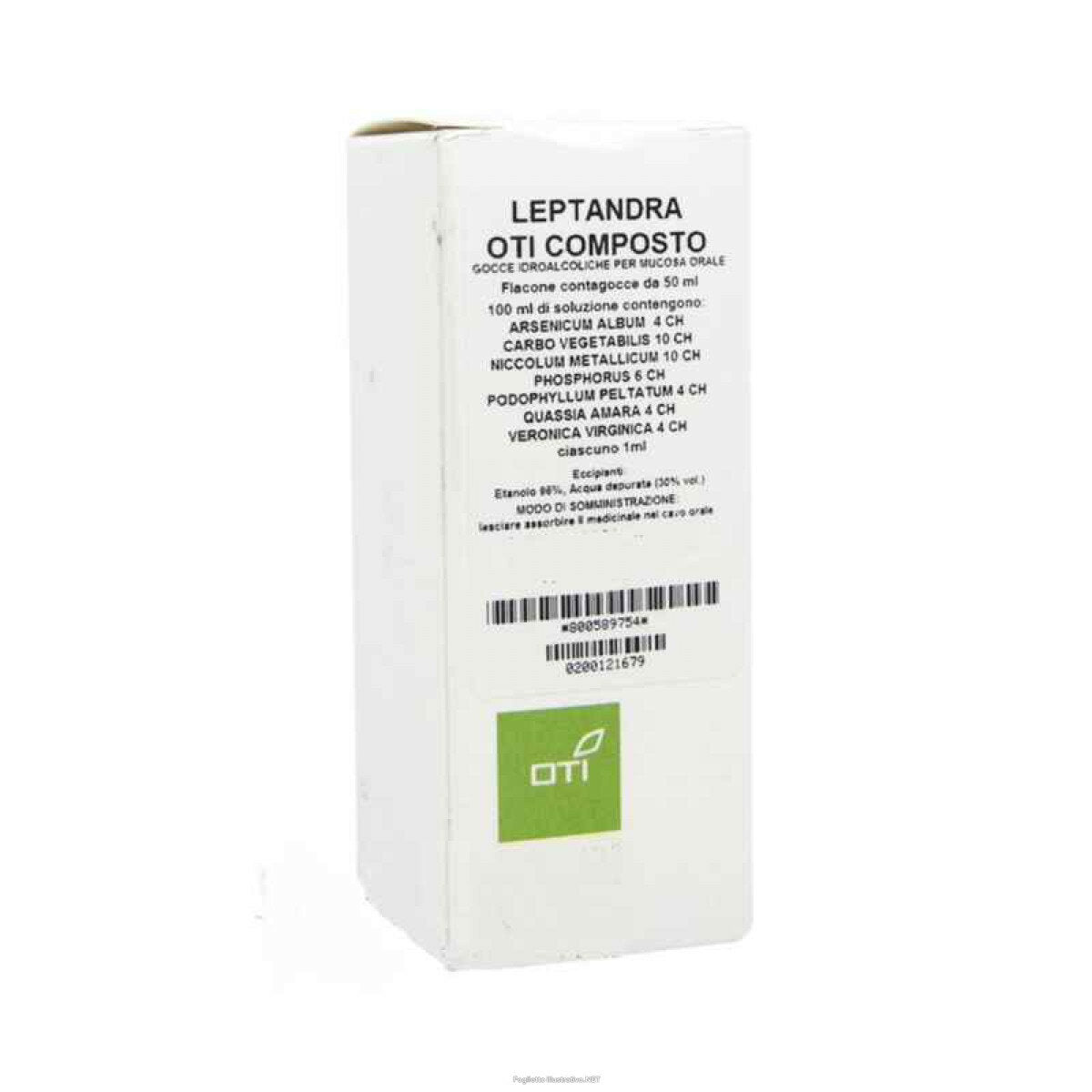 Oti Leptandra compositum medicinale omeopatico gocce 50ml-2
