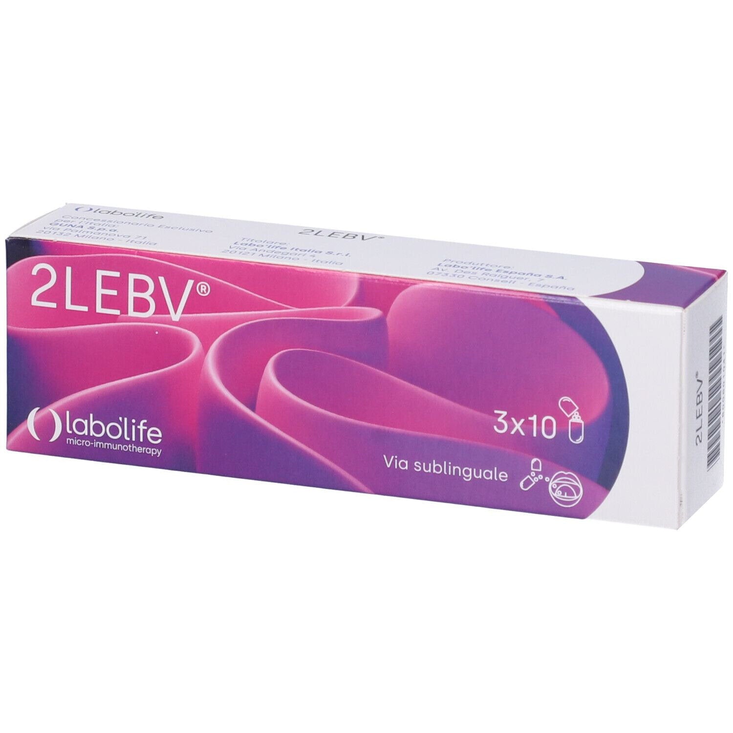 Labo'Life 2Lebv Medicinale omeopatico 30 capsule-1