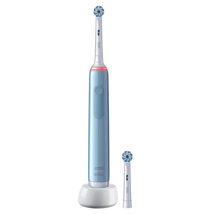Oral-B Pro 3 3000 Blu spazzolino elettrico ricaricabile + 2 testine di ricambio-5