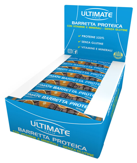 Ultimate Barretta Proteica Fondente Arancia 24x40g-1