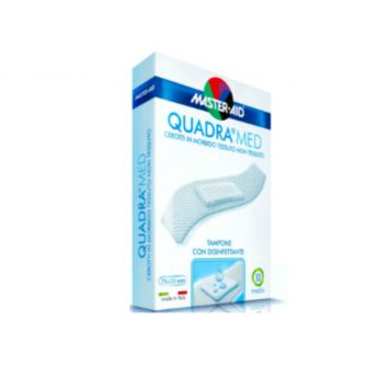 Master Aid Quadra Med Cerotti in Morbido tessuto non tessuto 10 pezzi-1