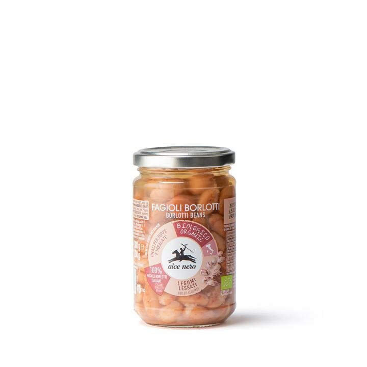 Alce Nero Fagioli Borlotti Lessati Biologici 300g-2
