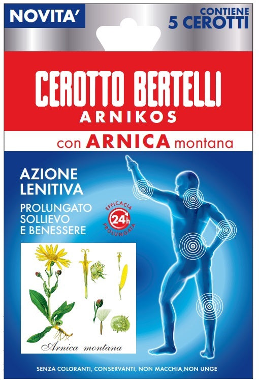 Bertelli Arnikos Cerotto Con Arnica Montana 5 Pezzi-3