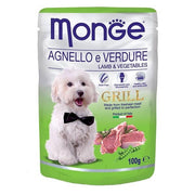 Monge Grill Agnello E Verdure Cibo Umido Per Cani Adulti 100g-2