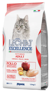 Lechat Excellence Cibo Secco Pollo Per Gatti Adulti 1,5kg-1
