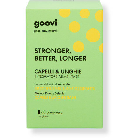 Goovi Stronger Better Longer per capelli e unghie 60 compresse-3