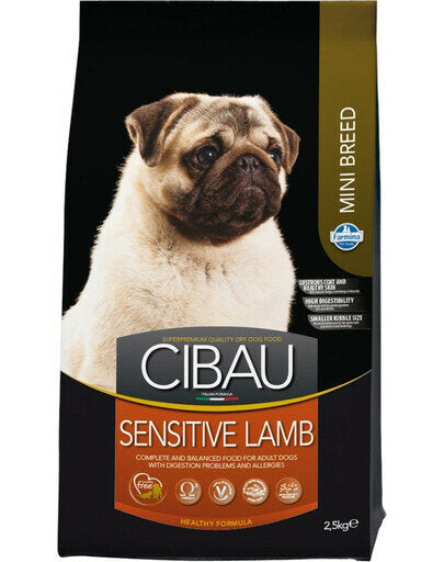 Cibau Adult Mini Sensitive Agnello Per Cani Adulti 2.5kg-3