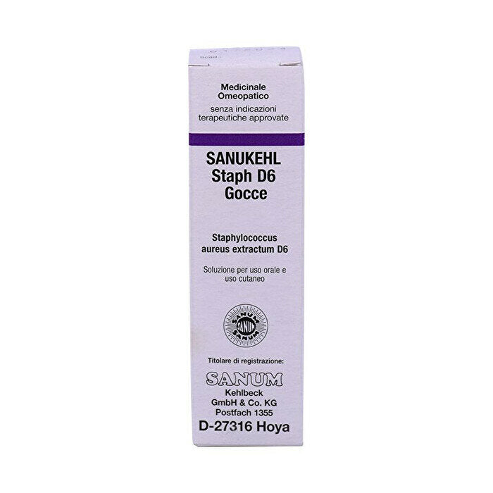 Imo Sanukehl Staph D6 medicinale omeopatico gocce 10ml-2