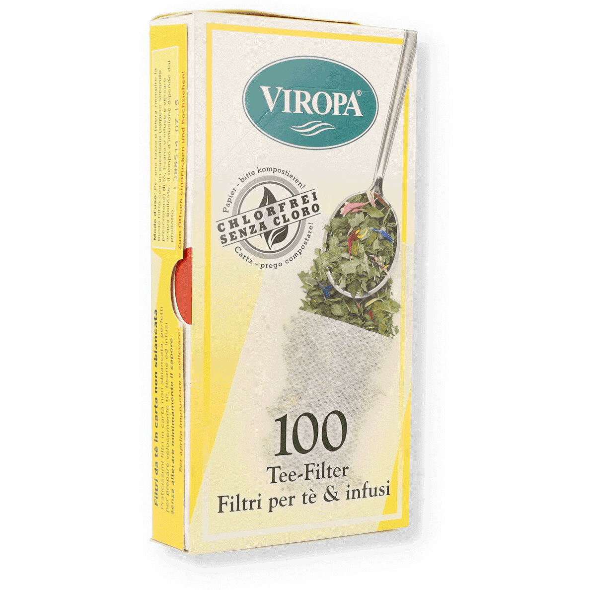 Viropa Filtri Di Carta Per Tè E Infusi 100 Bustine-2