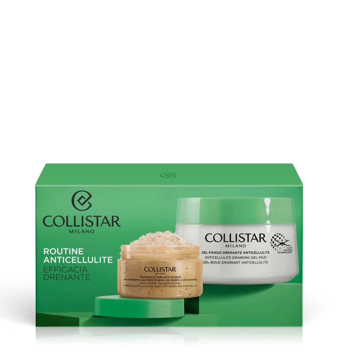 Collistar Cofanetto Routine Anticellulite Talasso Scrub Anti-acqua 150g + Gel Fango Drenante 400ml-4
