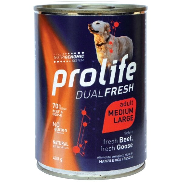 PROLIFE DOG DUAL AD BEEF 400G-2