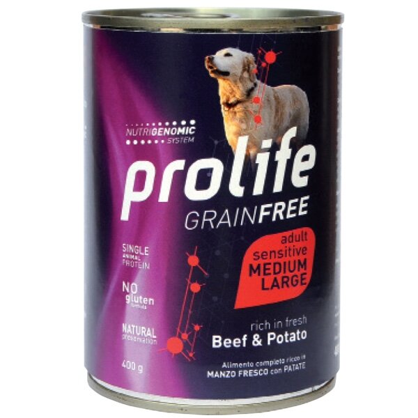 PROLIFE DOG GF AD BEEF&POT800G-1