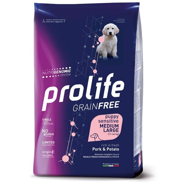 PROLIFE DOG GF PUP PORK 2,5KG-1