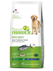 Natural Trainer Crocchette Al Tonno/Riso/Alga Spirulina Per Cani Taglia Grande Sacco 12kg-2
