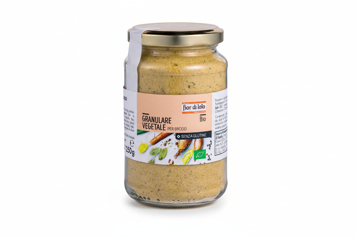 Fior di Loto Brodo Vegetale Granulare Polvere 250g