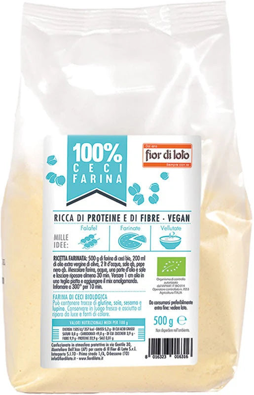 Fior di Loto 100% Farina di Ceci BIO 500g