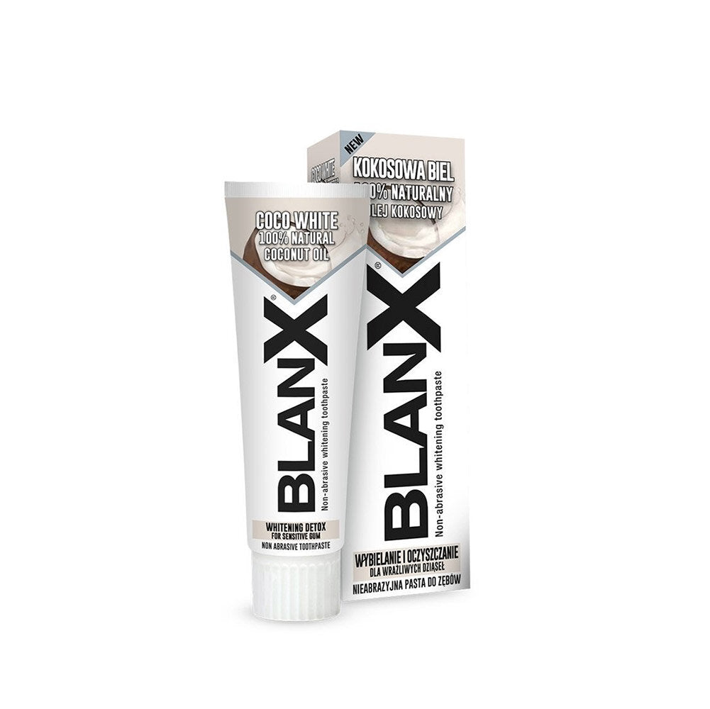 BlanX Coco White dentifricio con olio di cocco 75ml-2