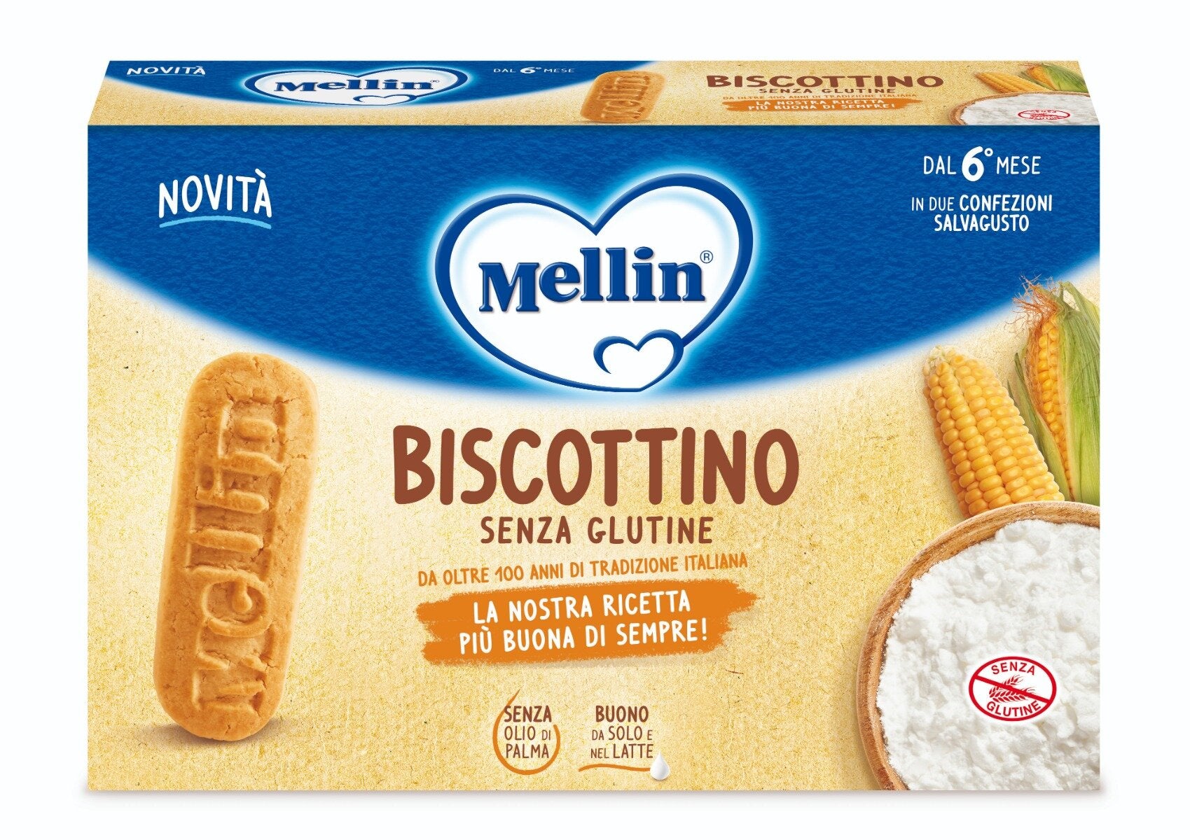 Mellin Biscottino 4m+ 500g-2