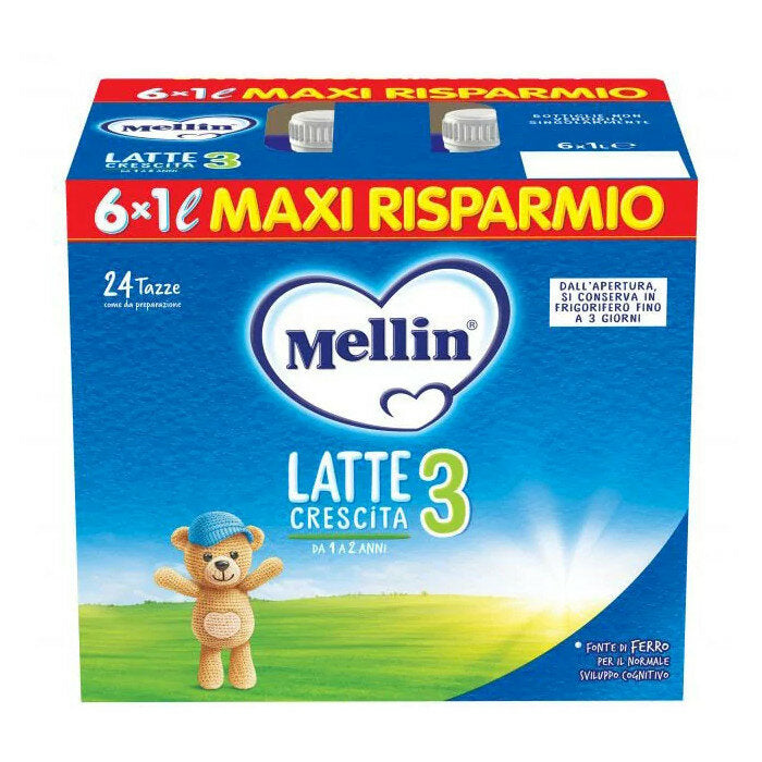 Mellin Latte Crescita 3 6x1000ml-2