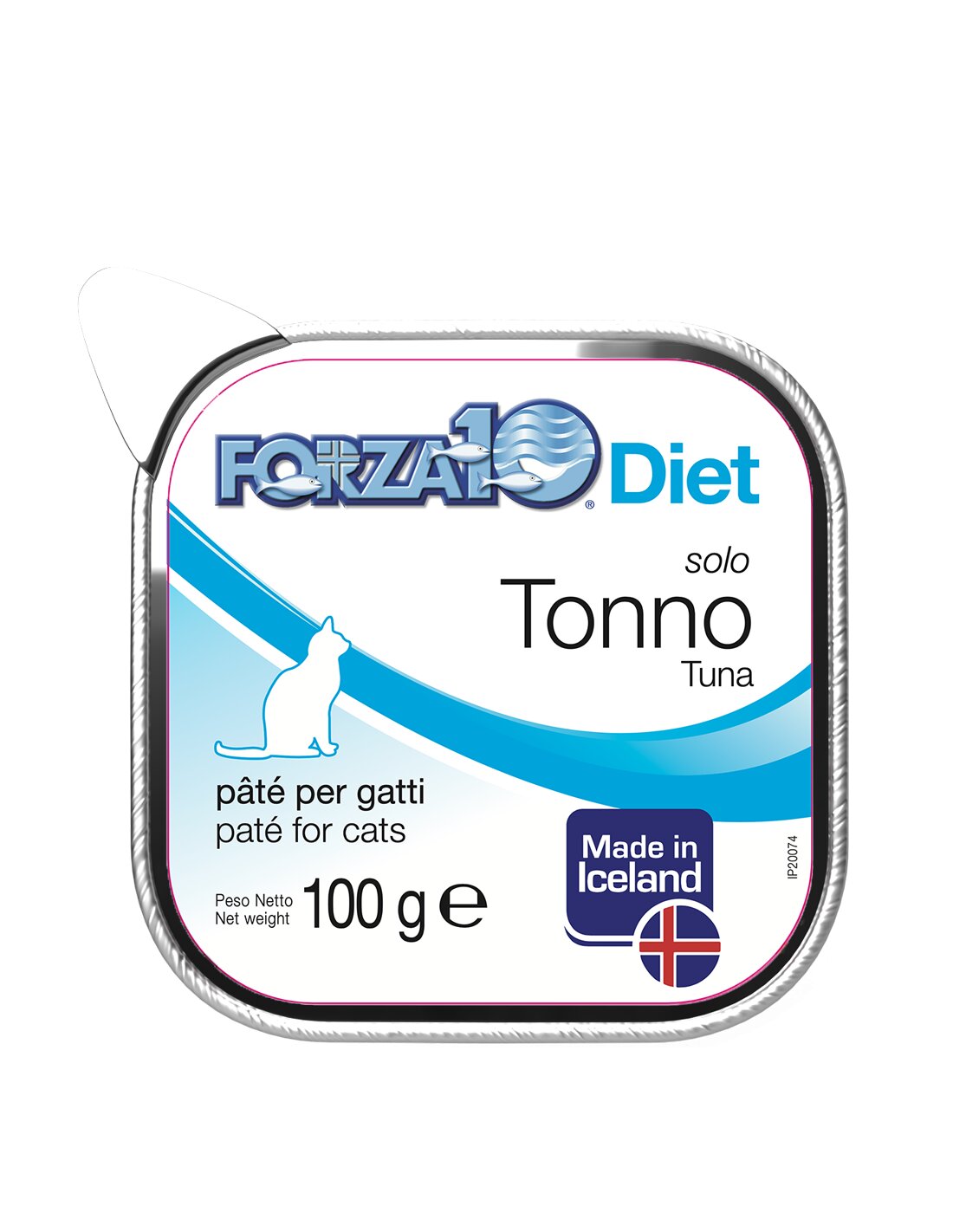 Forza10 Solo Diet Tonno Paté Per Gatti Adulti Vaschetta 100g-1