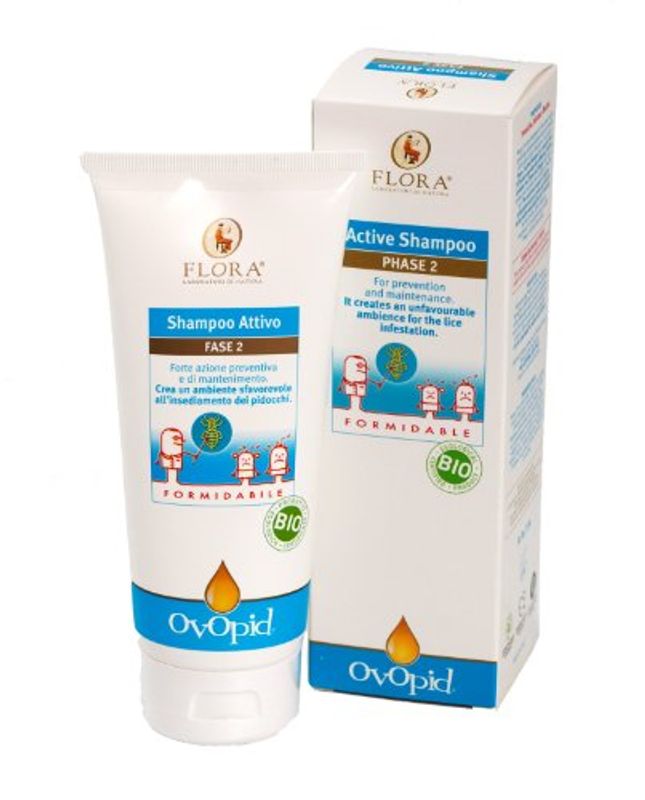 Ovopid Shampoo Attivo Fase 2 ad azione preventiva contro i pidocchi 200ml-1