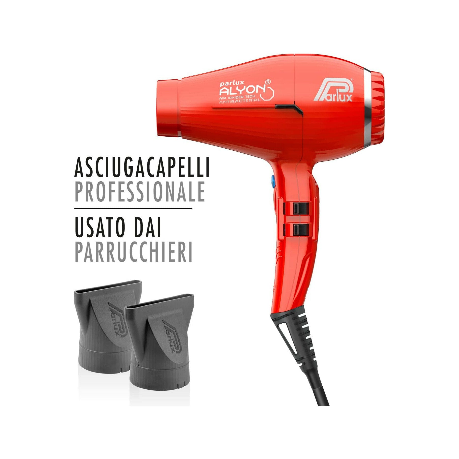 Parlux Asciugacapelli Professionale Alyon Rosso-2
