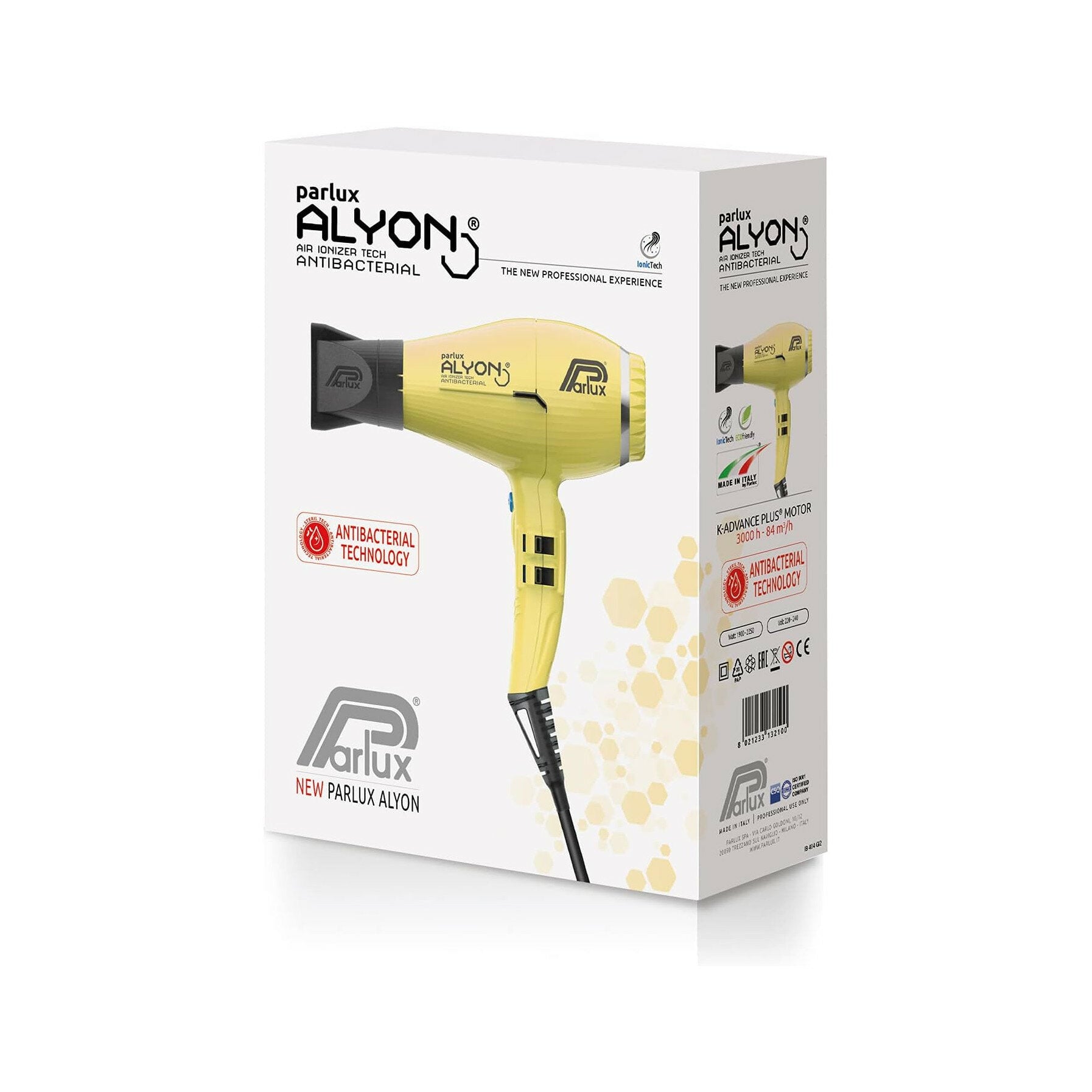 Parlux Asciugacapelli Professionale Alyon Giallo-4