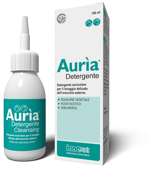 Auria Detergente Auricolare Per Cani E Gatti 100ml-1