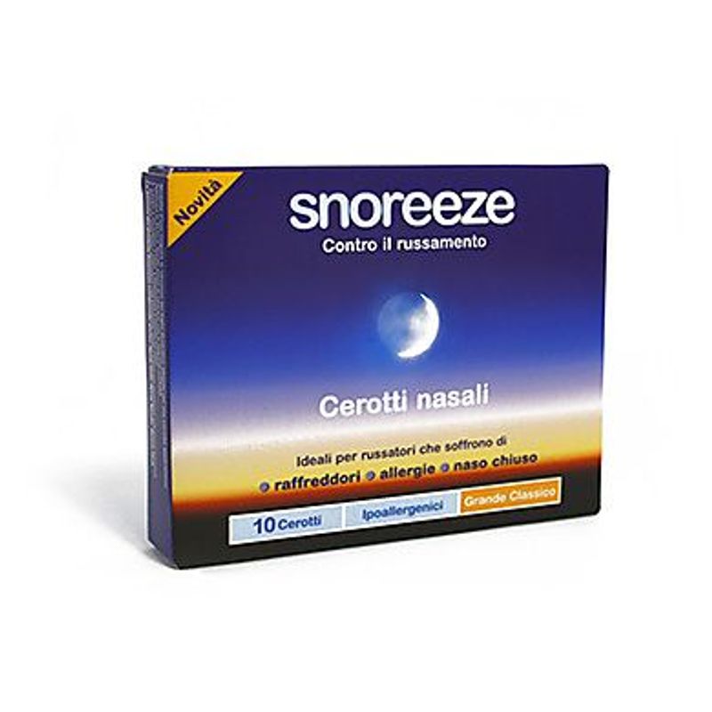 Snoreeze Cerotti nasali contro il russamento 10 cerotti-1