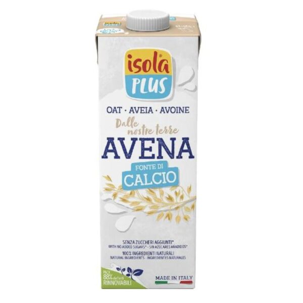 Isola Bio Avena Con Calcio 1000ml-1