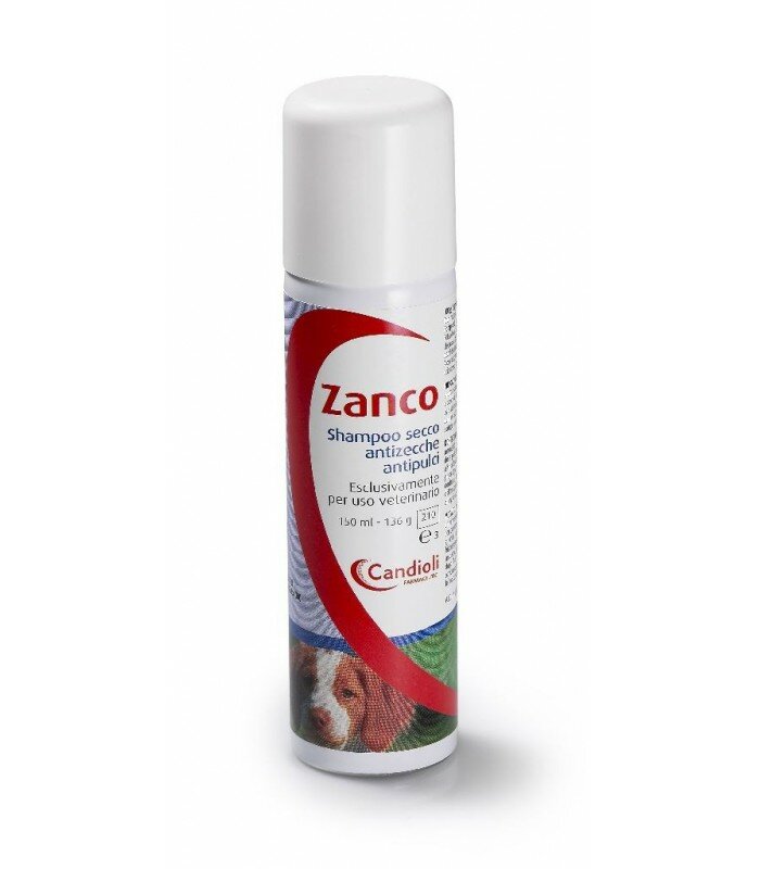 Zanco Shampoo Secco Antiparassitario Cani 150ml-2