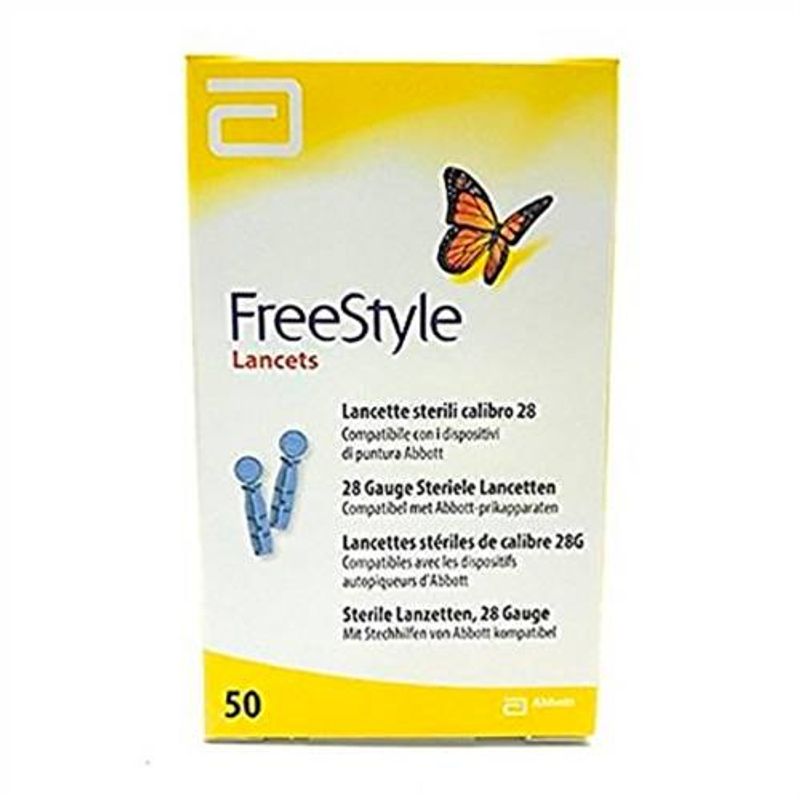 Freestyle 50 Lancette Pungidito Sterili Calibro 28-1