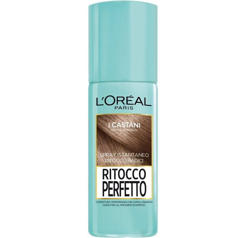 L'Oreal Paris Spray Istantaneo Ritocco Perfetto Radici Capelli Castani 75ml-1