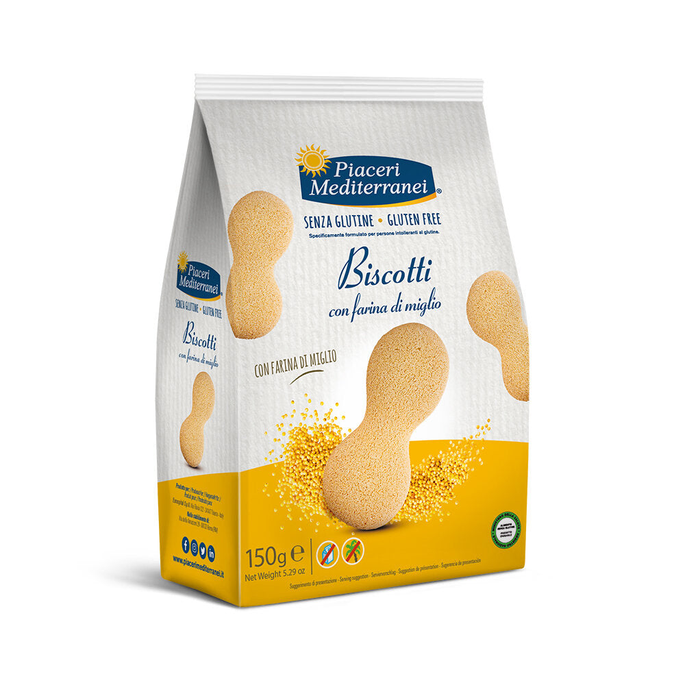 Piaceri Mediterranei Biscotti Farina Di Miglio 150g-2
