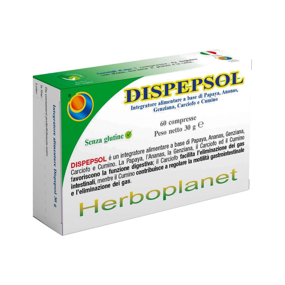 Herboplanet Dispepsol 60 Compresse-2