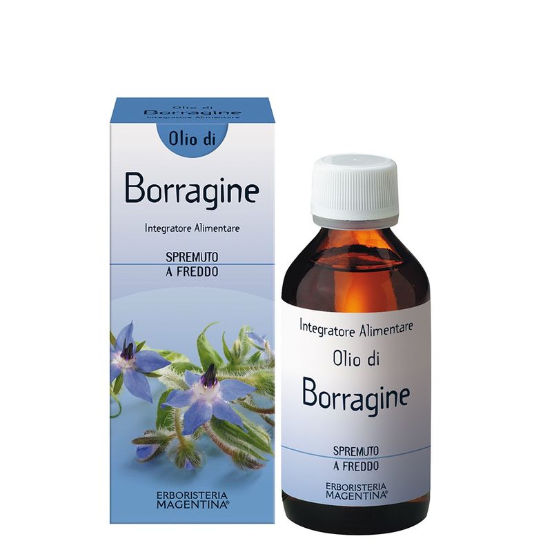 Erboristeria Magentina olio di borragine per il benessere della pelle 100ml-1