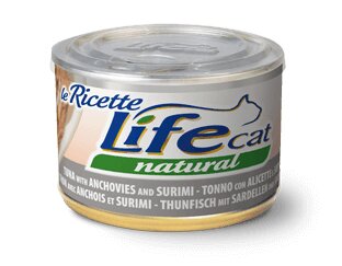 Life Pet Care Cibo Umido Tonno Alicette E Surimi Per Gatti Adulti 150g-1