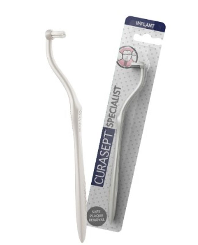 Curasept Specialist Implant per l'igiene delle protesi su impianti 1 spazzolino-1