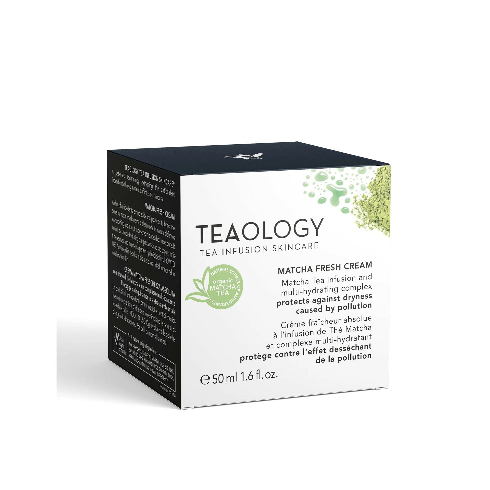 Teaology Matcha Fresh Cream Crema Viso Freschezza Assoluta Idratante Anti-inquinamento 50ml-1