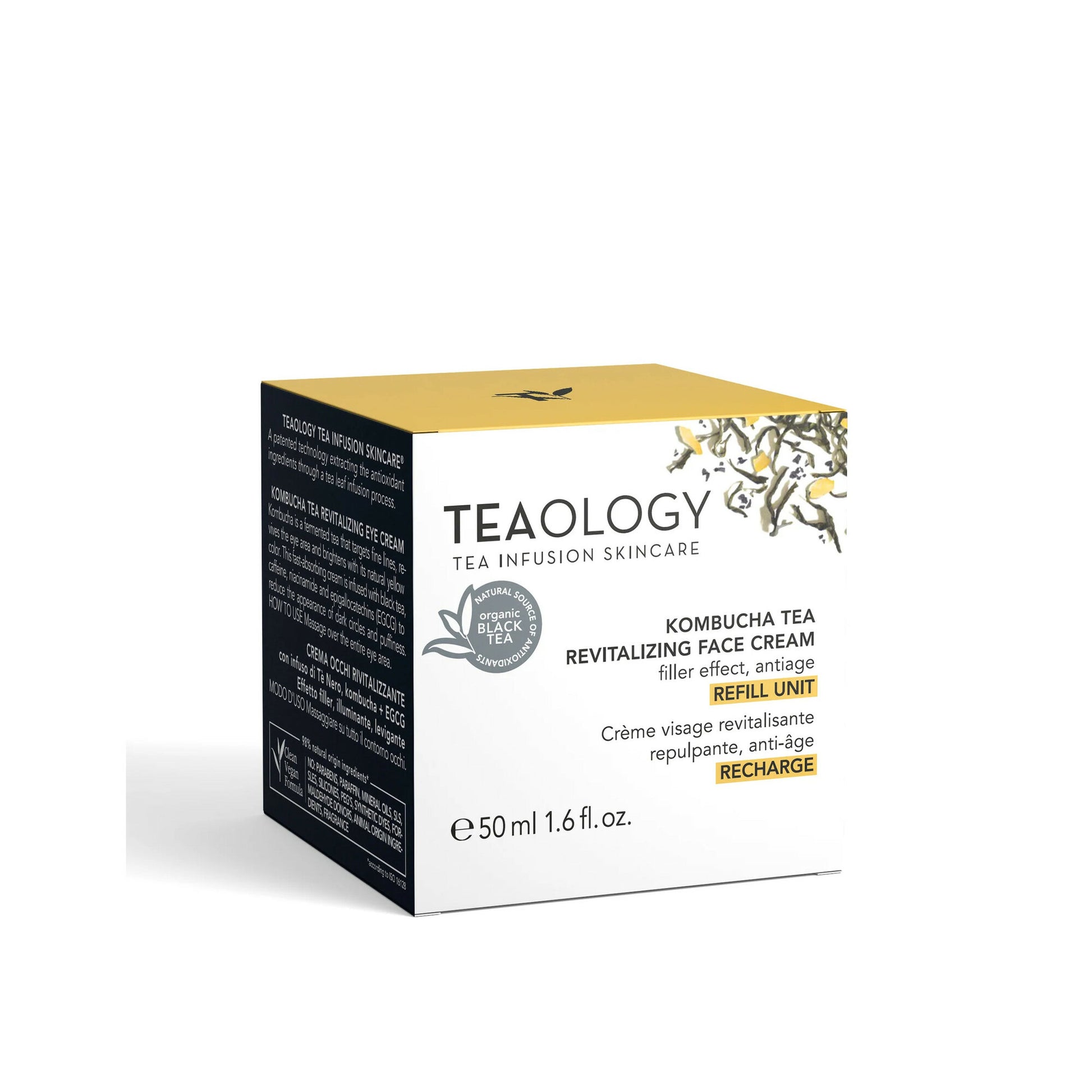 Teaology Kombucha Tea Crema Viso Rivitalizzante Refill 50ml-3