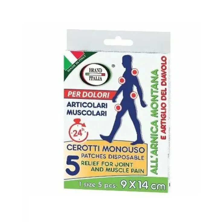 Cerotti Per Dolori Articolari E Muscolari Con Arnica Montana 5 Pezzi-1