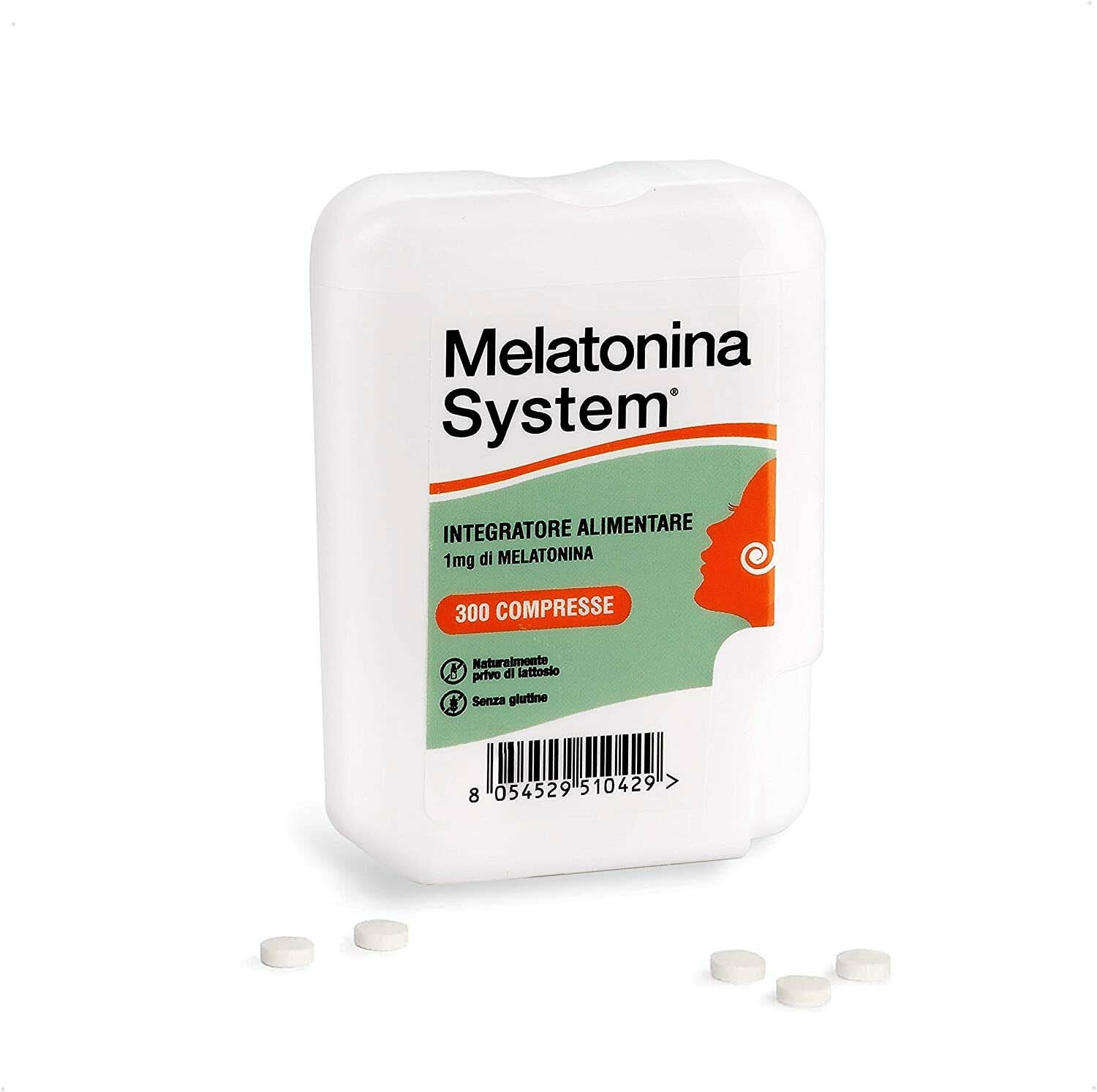 Melatonina System Utile Per Combattere Stree e Insonnia 300 Compresse-2