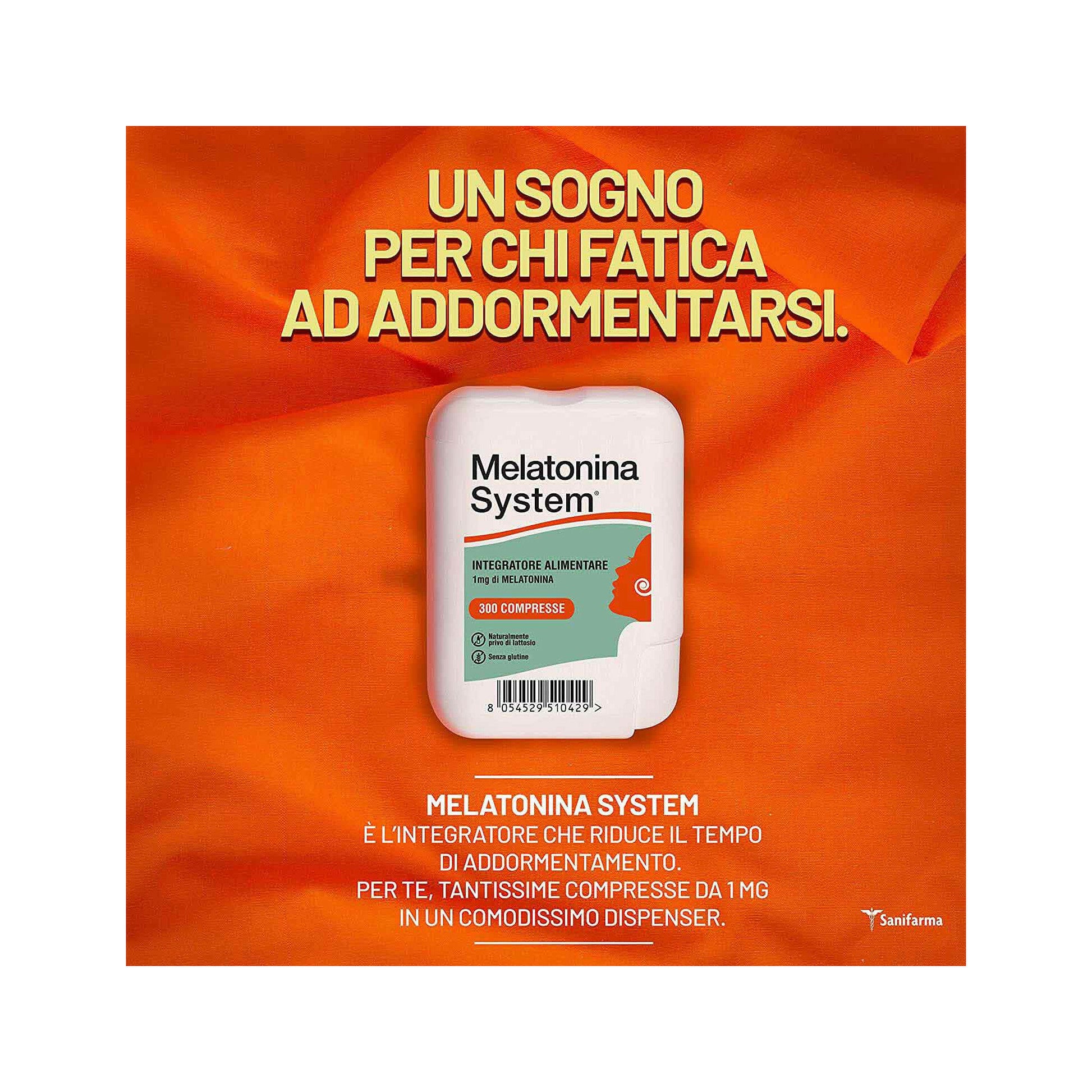 Melatonina System Utile Per Combattere Stree e Insonnia 300 Compresse-4