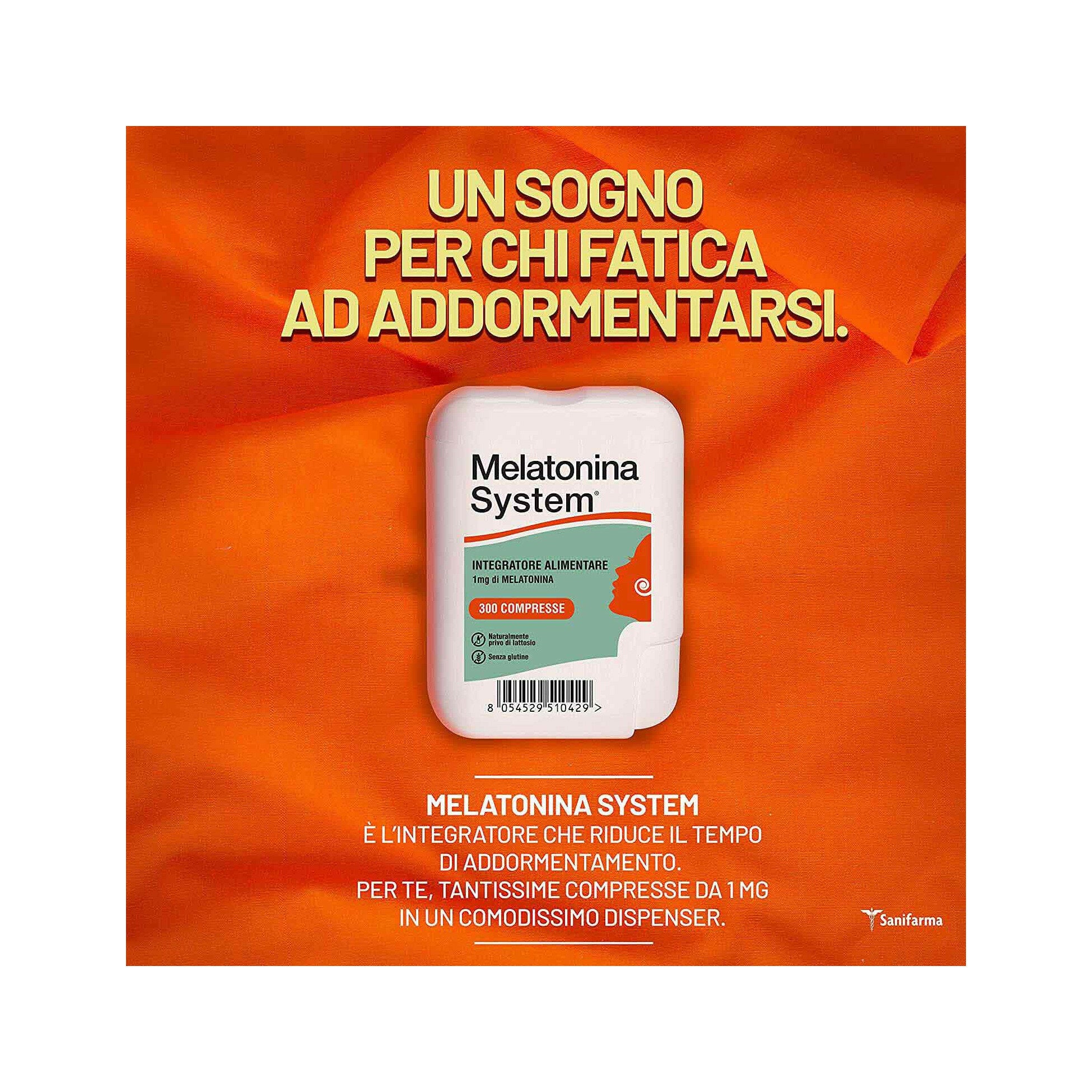 Melatonina System Utile Per Combattere Stree e Insonnia 300 Compresse-4