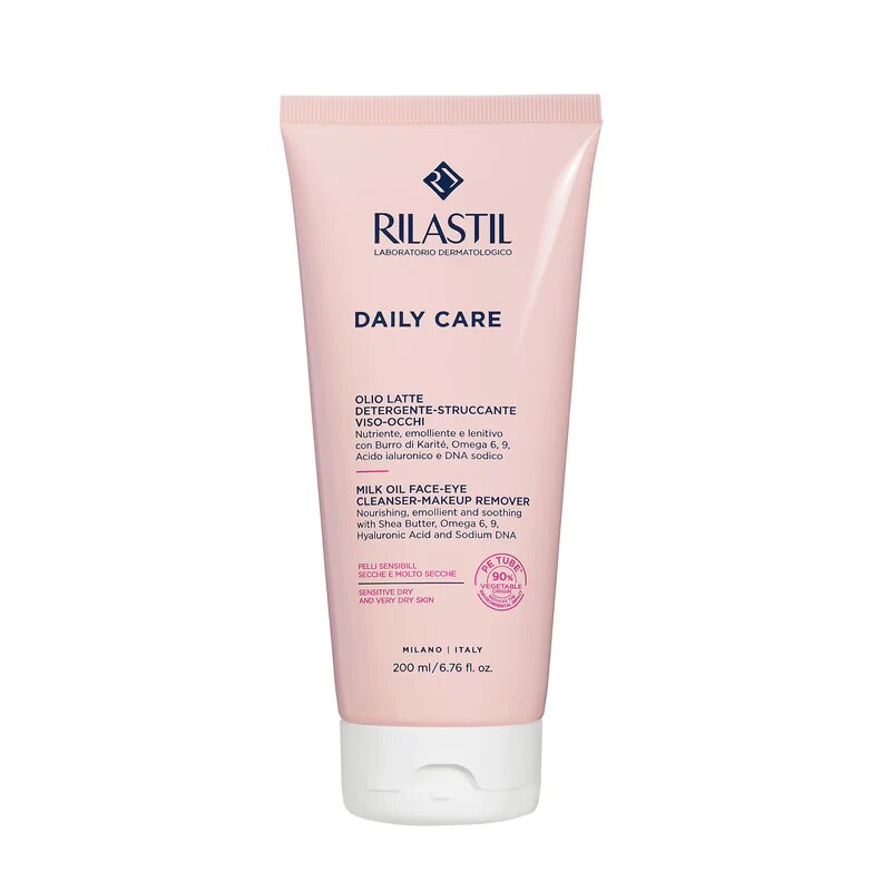 Rilastil Daily Care Olio Latte Detergente Struccante Viso/Occhi 200ml-1