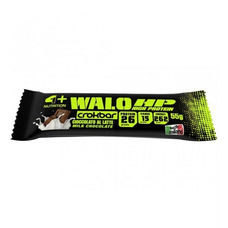 4+ Nutrition Walo Crockbar Barretta Proteica Cioccolato Bianco 50g-2