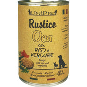 Unipro Rustico Cibo Umido Oca Riso E Verdure Per Cani Barattolo 400g-1