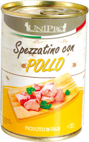 Unipro Spezzatino Con Pollo Cibo Umido Per Cani Adulti Barattolo 400g-2